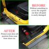 Rubber Car Door Sill Scuff Plate Pedal Entry Guard Protector Cover for Jeep Wrangler TJ 1997-2006 Interior Mouldings