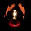 LIXADA Campinglaterne, Tragbare Lampe, Kompakte Butangas-Lichtlaterne, für Camping, Picknicks und den Außenbereich