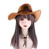 Hats Cycling Caps Woolen Wide Brim Star Travel Sunscreen Caps Western Cowboy Hats Summer Sun Hats