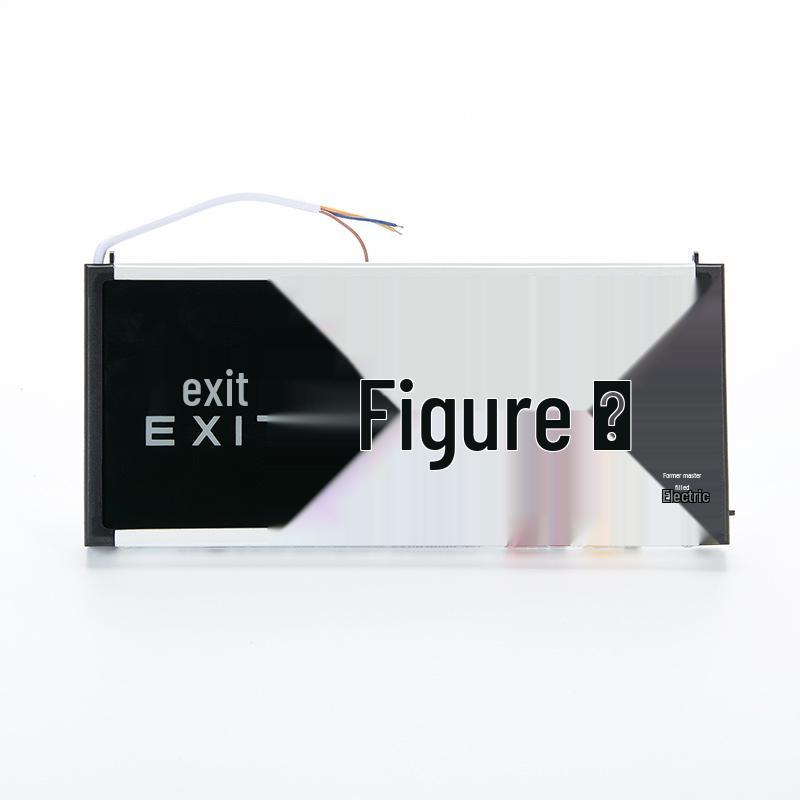 LED Exit Sign: Emergency & Fire Safety Indicator Light