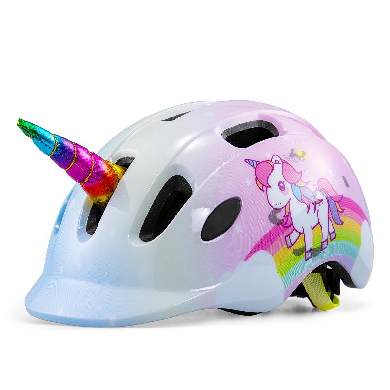 6-12 Year Old Child Baby Roller Skating Unicorn Helmet Bicycle Skateboard Skating Cycling Child Helmet Female