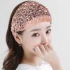 Face Wash Flower Lace Headdress Girls Korean Style Hairbands Women Head Wraps Turban Headband Pearl
