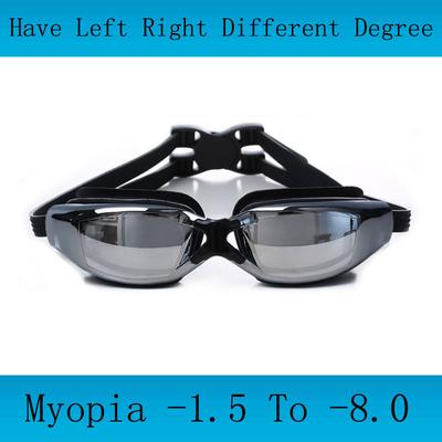 Adults Swimming Goggles Myopia Men Silicon Swimming Glasses Optical Anti Fog Adjustable Swim Eyewear Professional Water Glasses
