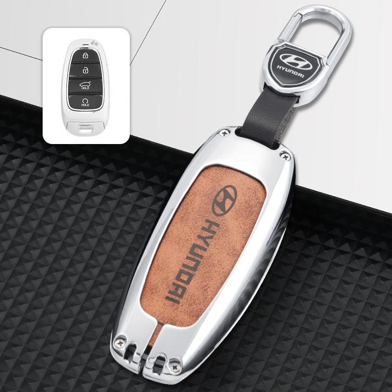 Leather Key Case for 2021 Hyundai Tucson L - Fits 2020-2021 Models