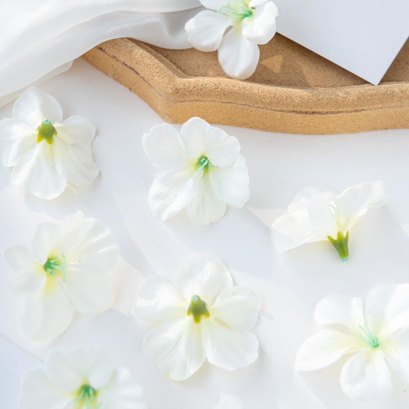 

Шелковые цветы вишни Искусственный цветок для DIY Скрапбукинга Конфетная коробка Рождественский венок Домашнее свадебное украшение Аксессуары для невесты 10pieces