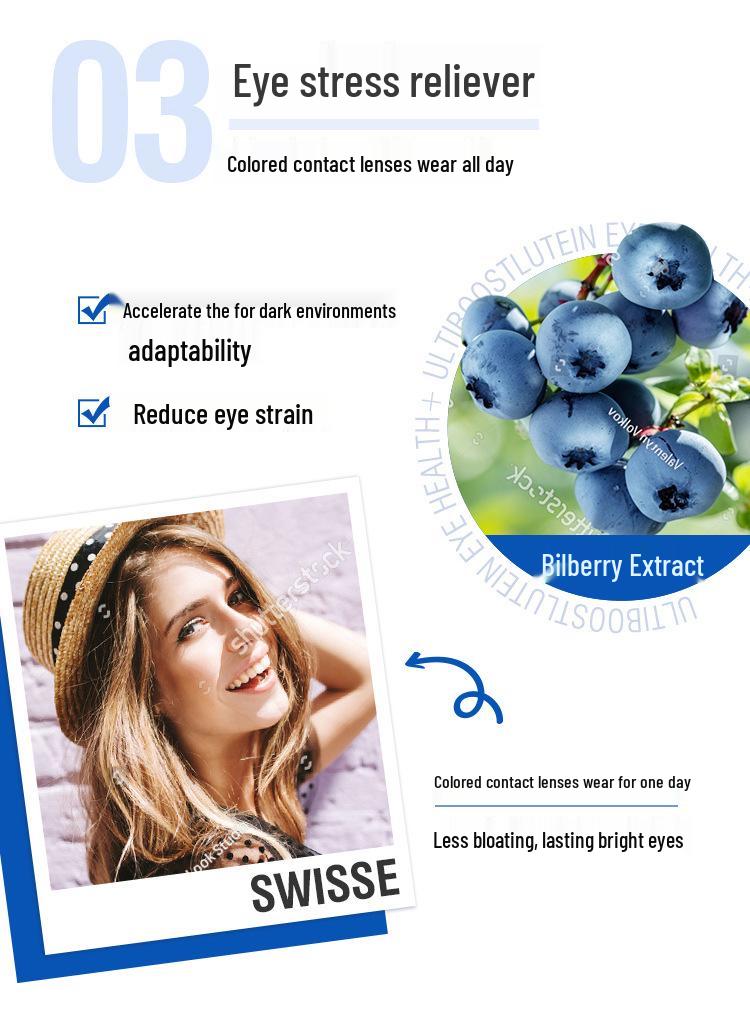 Swisse Luteina Blue Shield Compresse per la Protezione degli Occhi con Mirtillo Rosso e Mirtillo, 60 Pezzi