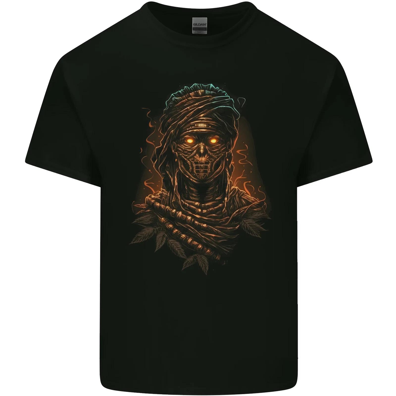 Mystical Mummy Egyptian Demon Fantasy Kids T-Shirt Childrens S