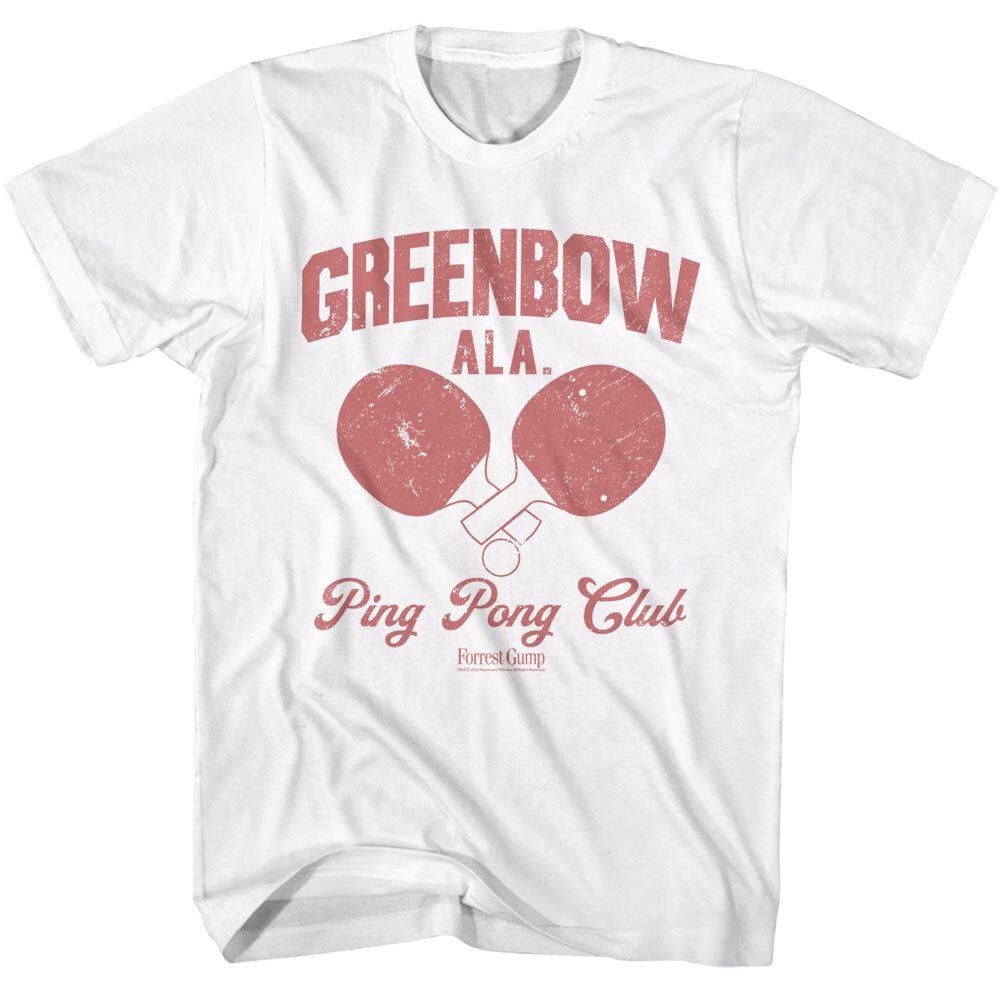 Forest Gump Movie Greenbow Ala Ping Pong Club Logo Men T Shirt XXXXL