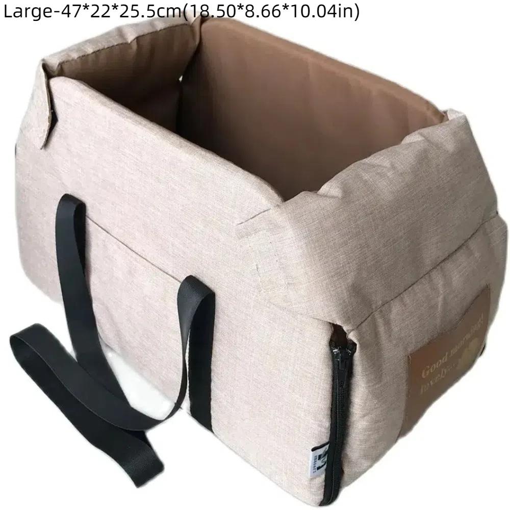 

Складна сумка-переноска для котів і собак з м якими стінками, сумка-кросбоді для домашніх тварин, комфортна сумка для котів для малих і середніх домашніх тварин Khaki-Large