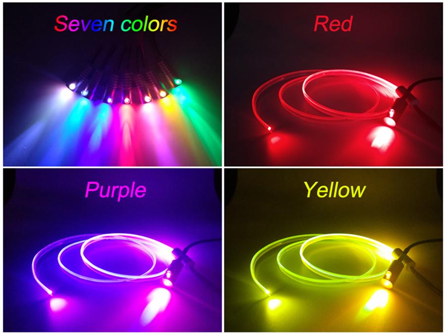 5x Wireless NO Threading Thread-free Ambient Light Car Atmosphere Light Lamp APP