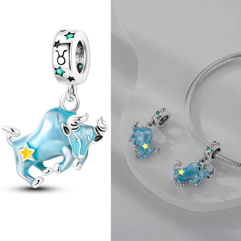 Copper Sky Moon Star Sun Rainbow Beads Fit Original Bracelet Necklace For Women Jewelry Making Gift