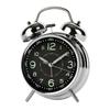 Super-Loud Twin-Bell Vintage Alarm Clock Compact Size Alarm Clock For Students,Fashioned Circle Alarm Clock for Nightstand Desk