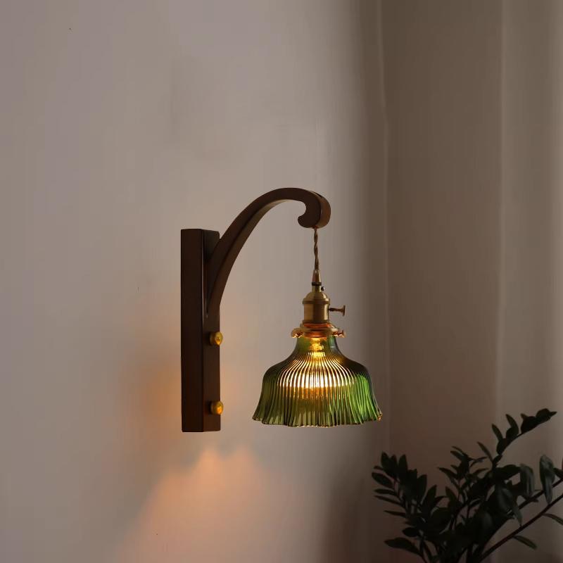 Kinkiet LED Nordycki Nocny Nocny Żelazny Drewniany Lampy Ścienne Praktyczne Regulowane Oświetlenie do Czytania Nauki Nowe Dekoracje Domowe Kinkiety