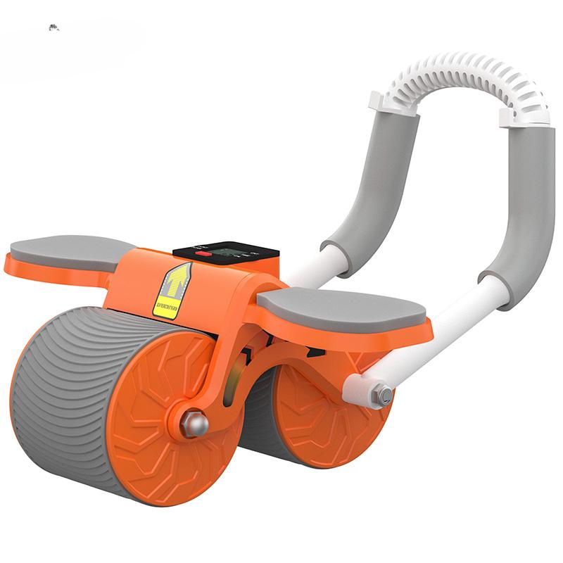 Digital Timing Workout Roller Wheels Automatic Rebound med albuestøtte og knepute