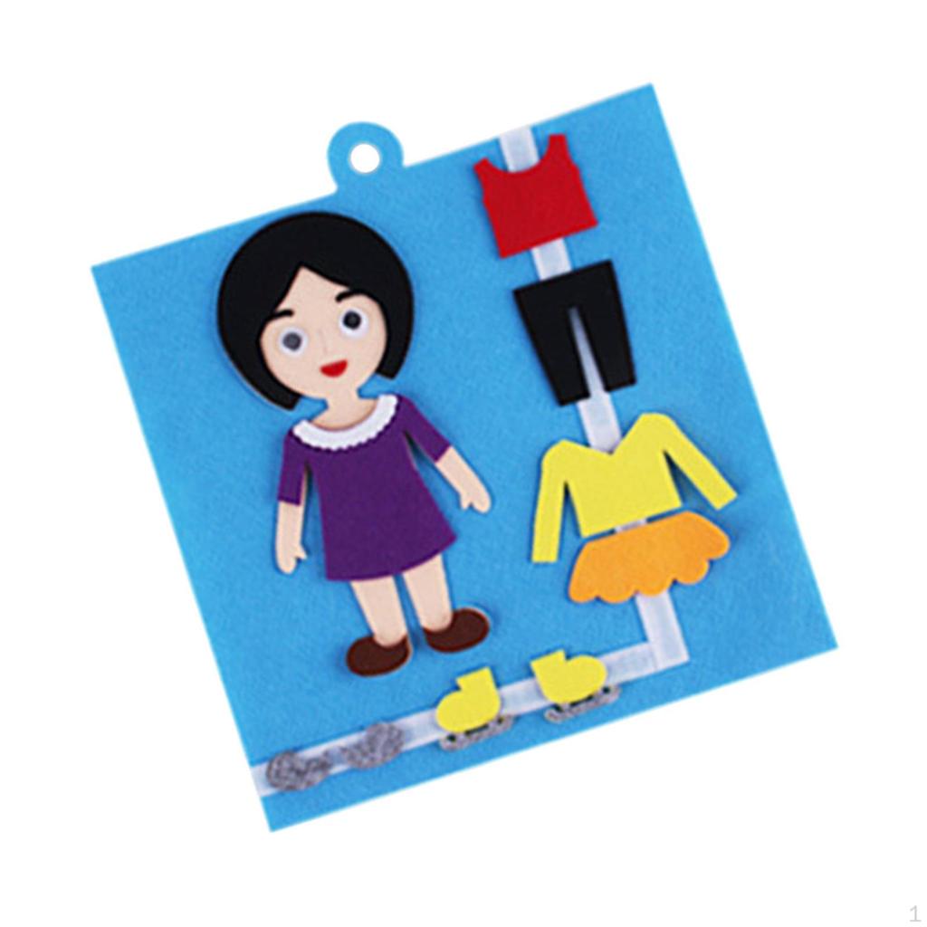 Activity Books Fine Motor Interactive Cloth Book for Toddlers Girls Unisex G