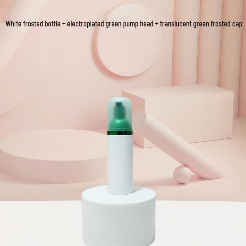 Matte Frosted Foam Face Wash & Eyelash Mousse Pump Bottle, 60ml