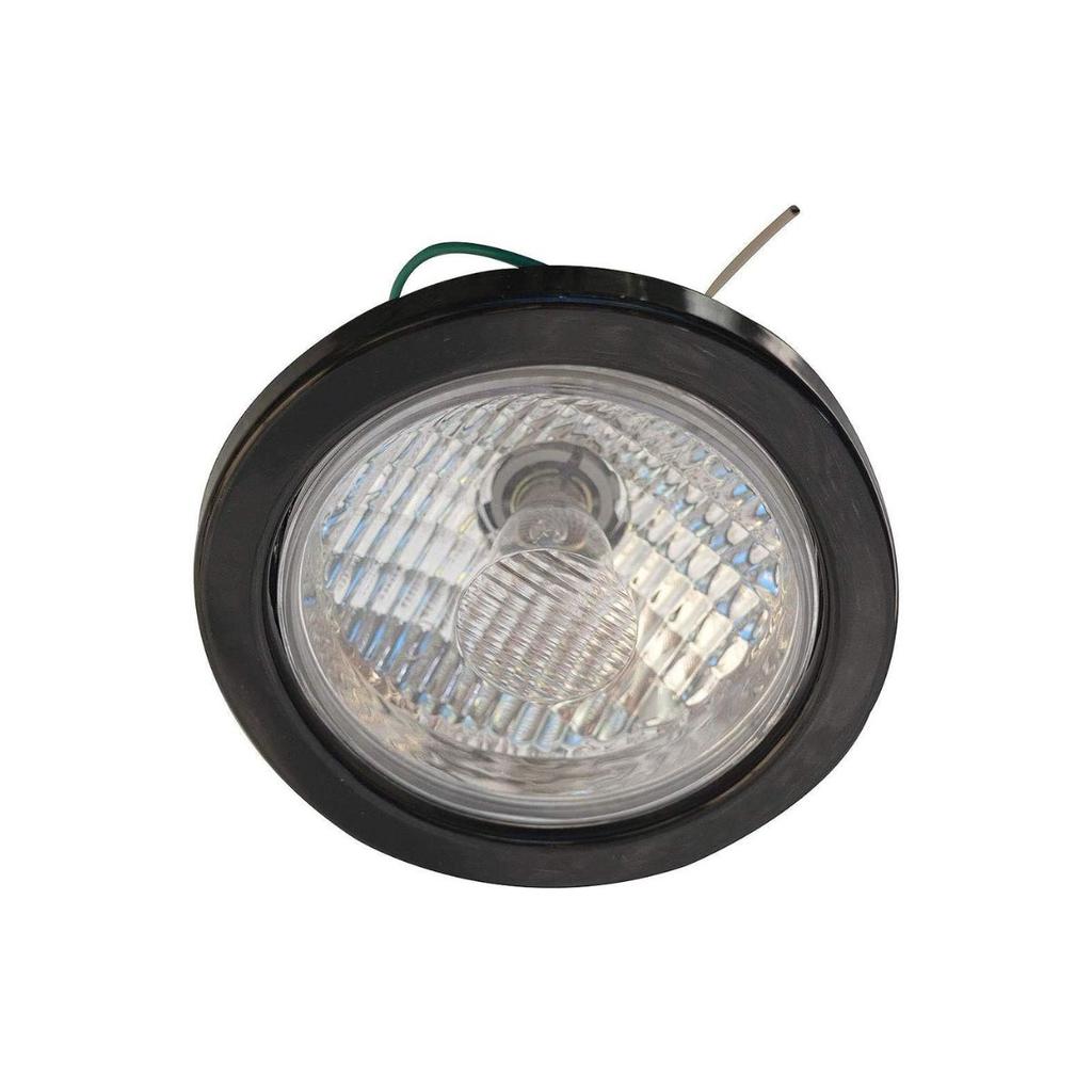 APSMOTIV 2x 4 Round Parking Reverse Lamp Lights Set with 12v Bulbs for Bus Trailers Truck Semi-truck Lorries Tractors Off Raod