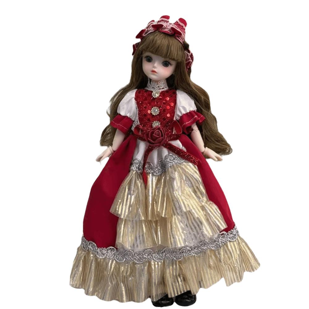 Attractive Eyes Princess Dress Up BJD Dolls Princess Makeup Ball Joint Doll Birthday Gift