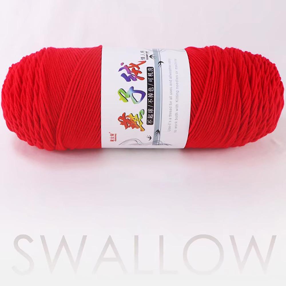 200g/pc Knitting Wool Milk Cotton Yarn Cotton Wool Thread  For Scarf Coat Baby Blanket DIY