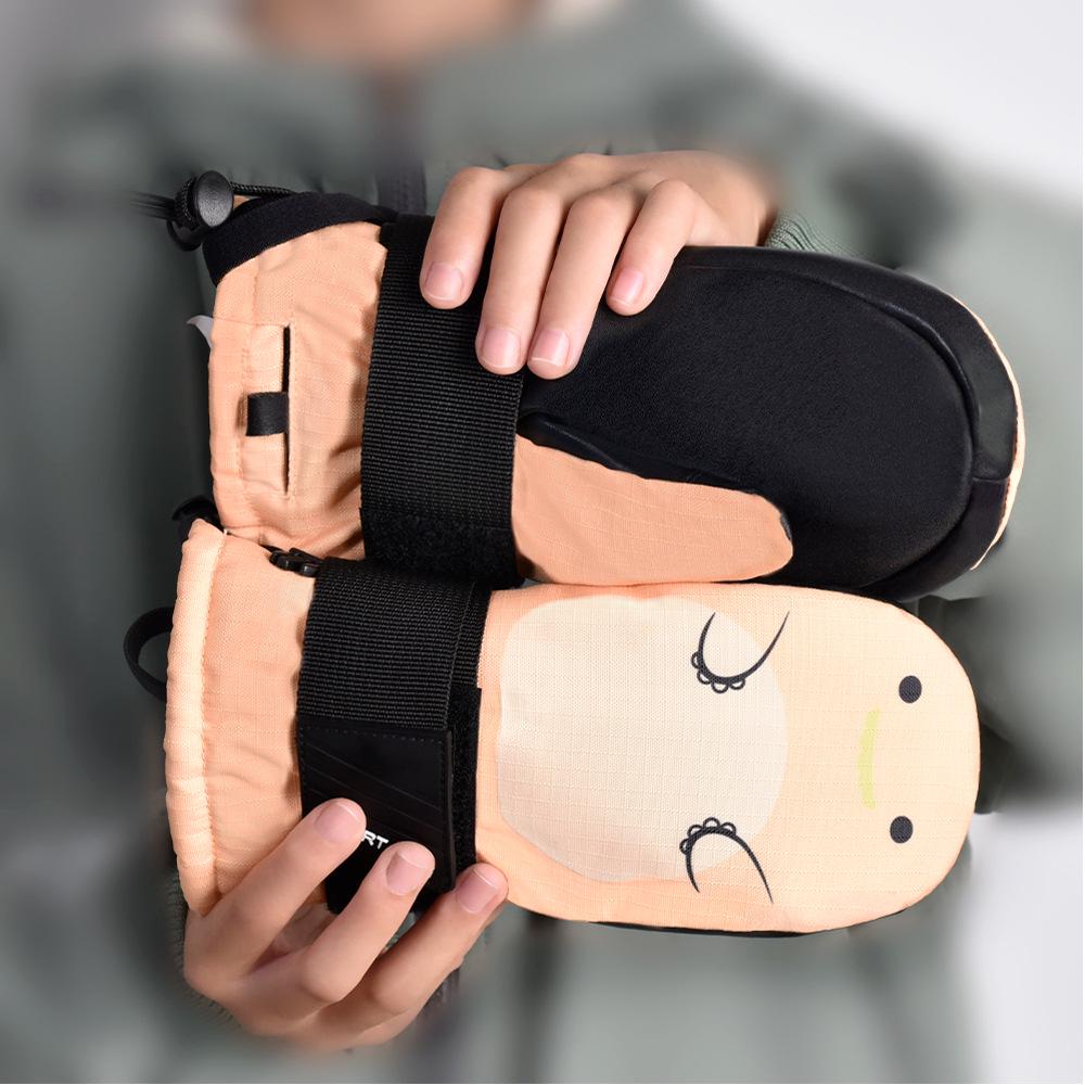 Kids' Windproof Waterproof Ski Gloves - Warm, Safe, Comfortable, and Lightweight for Cold Outdoor Sports