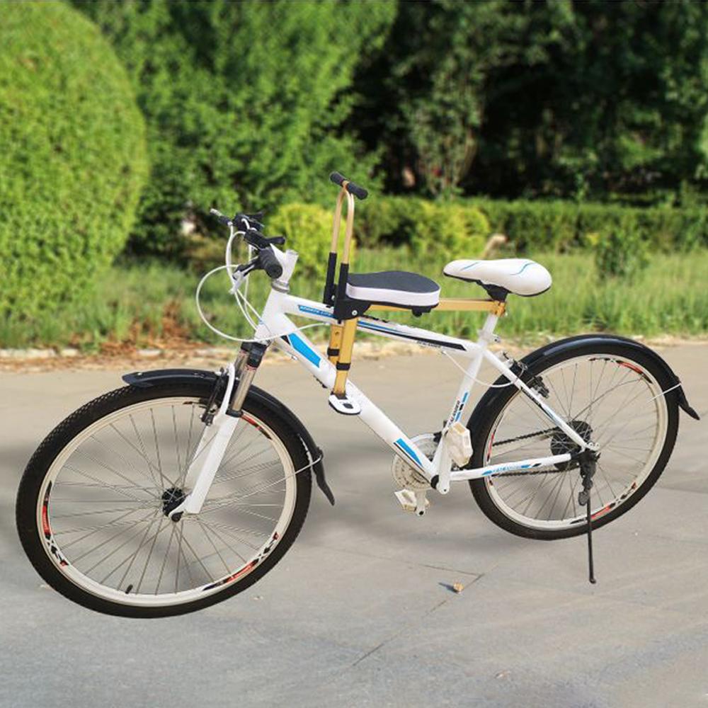 Lixada Mountain Bike Kids Safety Seat Children Cushioned Cycle Seat Front Mounted Child Bicycle Seat