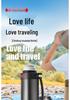 Stainless Steel Outdoor Thermos Bottle with Strap - Large Capacity, Portable, Insulated for Sports & Climbing