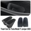 Trash Can for Tesla Model Y Juniper/Model 3 2025 Storage Buckets Driver Passenger Doors Organization Storage Box Car Accessories