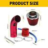 Car Auto Pipe Power Flow Hose System Cold Air Intake Filter Induction Kit