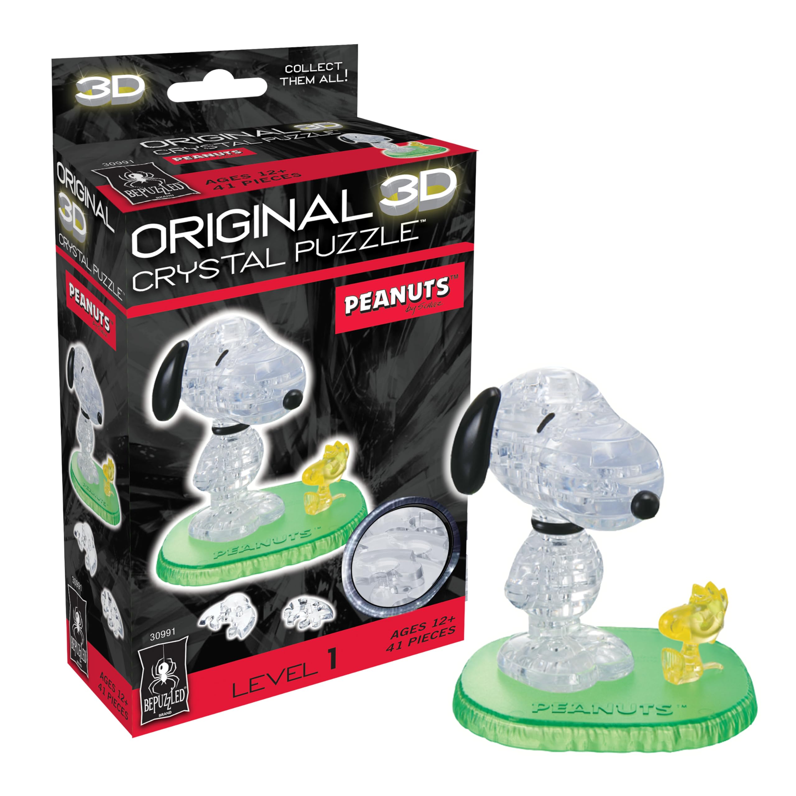 

Bepuzzled Crystal Snoopy Woodstock Puzzle &