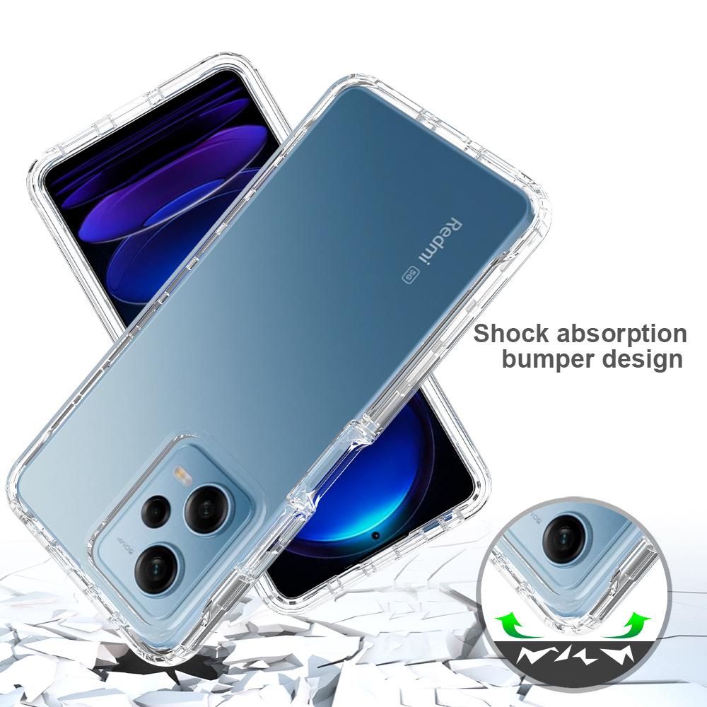 360 Degree Full Coverage Case for Xiaomi Redmi Note 13 5G 13C Note 12 Pro Poco X5 Pro 5G Funda Capa Transparent Shockproof Phone Cover With Front Film