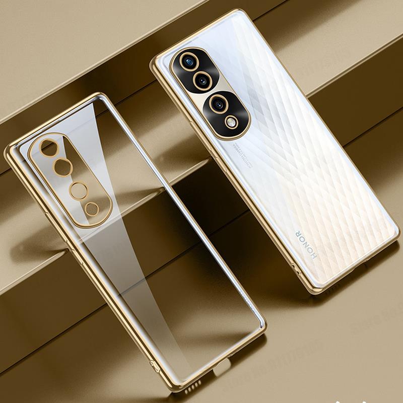 

Прозрачный чехол для телефона Honor 80 Pro 80SE 70 60, защитный чехол для объектива камеры Honor Magic 4 3 Pro, мягкий прозрачный чехол для Honor X40 GT X30