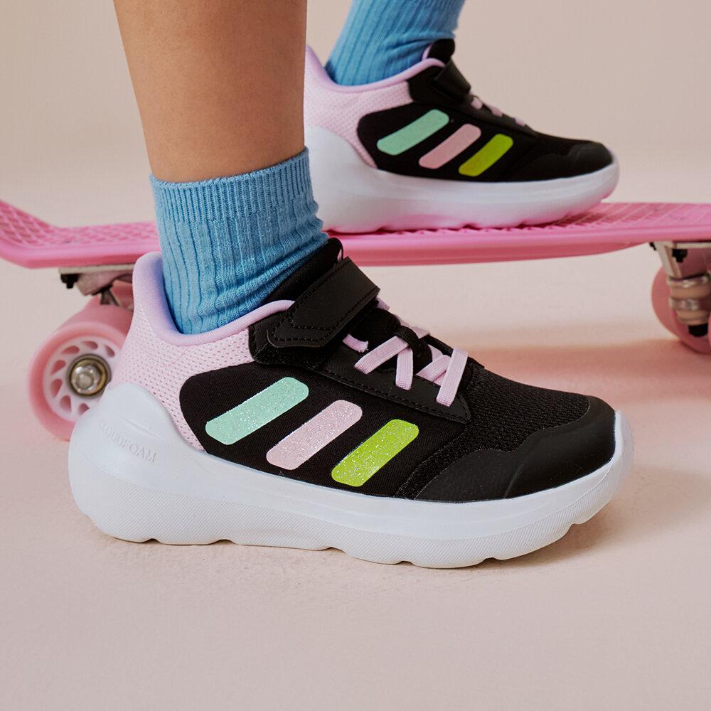 adidas Tensaur Run 2.0 Core Black Clear Mint Clear Pink (PS) 33.5