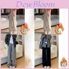 Womens Cozy Wool Fleece Pants With High Waist For Winter Warmth Casual Wear