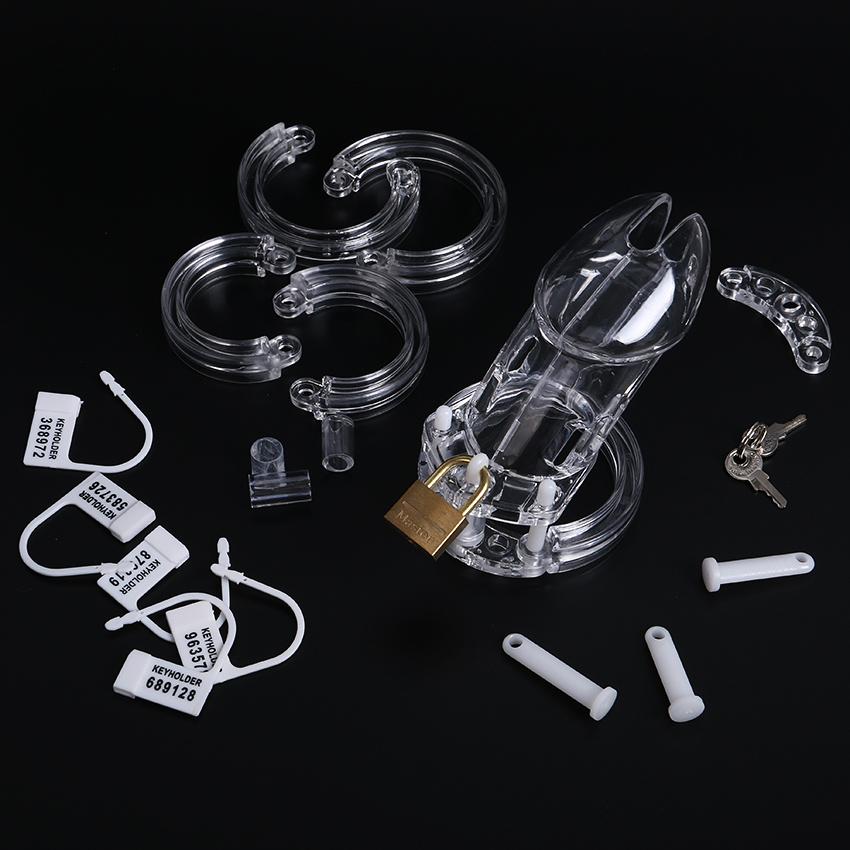 2021 Nová sada zařízení pro mužskou cudnost Cock Cage Penis Ring Bondage Belt Fetish Sex Dospělý