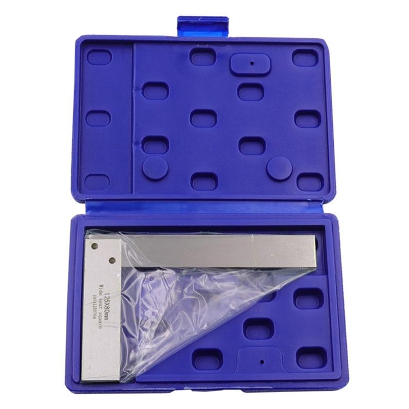 Upgrades Carbon Steel Right Angles Measuring Tool with Not Slip Base Workshop Measurement Tool for Engineers & Craftsmen