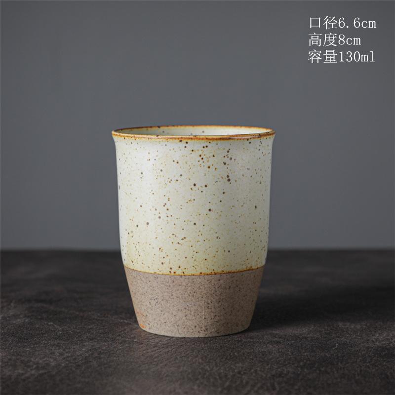 Ceramic Tea Cup Coarse Pottery Cup Personal Teacup Ceramic Retro Teacup Kung Fu Large Tea Bowl Kiln Change Single Cup