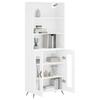 VidaXL Highboard White 69.5x34x180 Cm Engineered Wood 3189285
