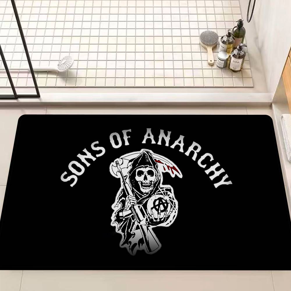 Son Of Anarchy American Crime Tv Floor Mat Kids Room Bedroom Decoration Balcony Anti-Slip Doormat Living Room Welcome Rug