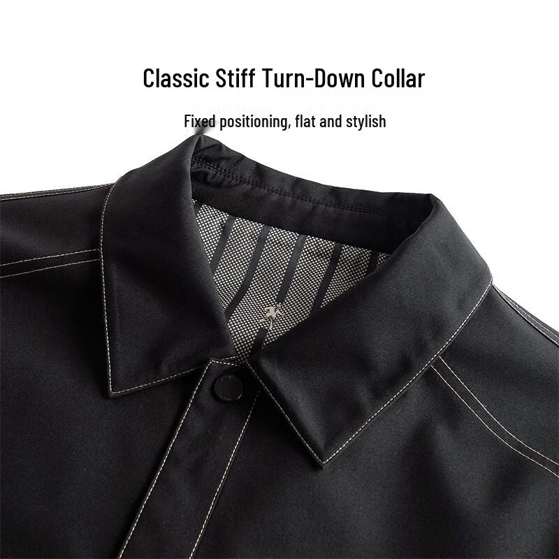 Dancing with Wolves Herren Jacke mit Ziernaht am Revers