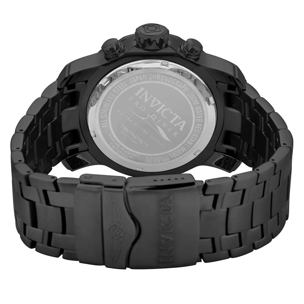 Armbanduhr Pro Diver Quartz 48mm Gehäuse schwarz Edelstahlarmband schwarzes Zifferblatt 76 [Invicta] Herren [Artikel]