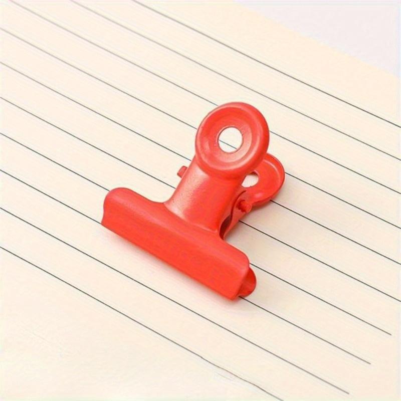 

10Pcs Multifunction Bag Chip Clips Food Clips Photo File Clamps Kitchen Tool Household Close Clip Stationery Office Supplies красный