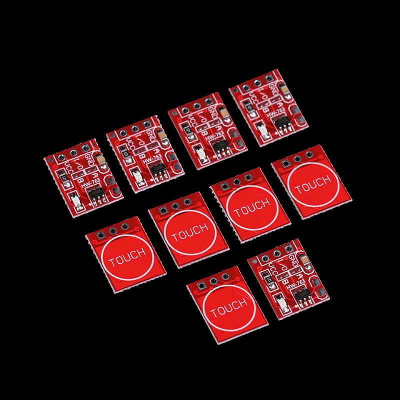 10Pcs Ttp223 Touch Key Module Self-Locking / Momentary Capacitive Switch Single Channel Module