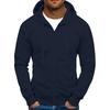Men Full Zip Up Sweatshirts Long Sleeve  Pullover Tops Casual  And Tall Jackets With Pockets