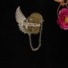 Broche Pin Steampunk Vintage pour Femmes Hommes Élégant Style Punk Engrenages Broche Pin de Revers Robe Chemise Corsage Pin Décorations