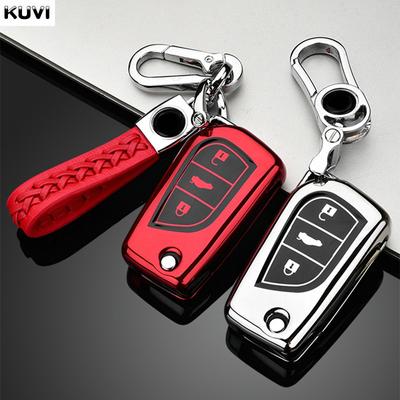 Weiche TPU Hülle Schlüsselanhänger Etui Abdeckung Für Toyota Auris Corolla Reiz Avensis Verso Yaris Aygo Rav4 Scion TC IM 2015 2016 Schlüsselanhänger Tasche