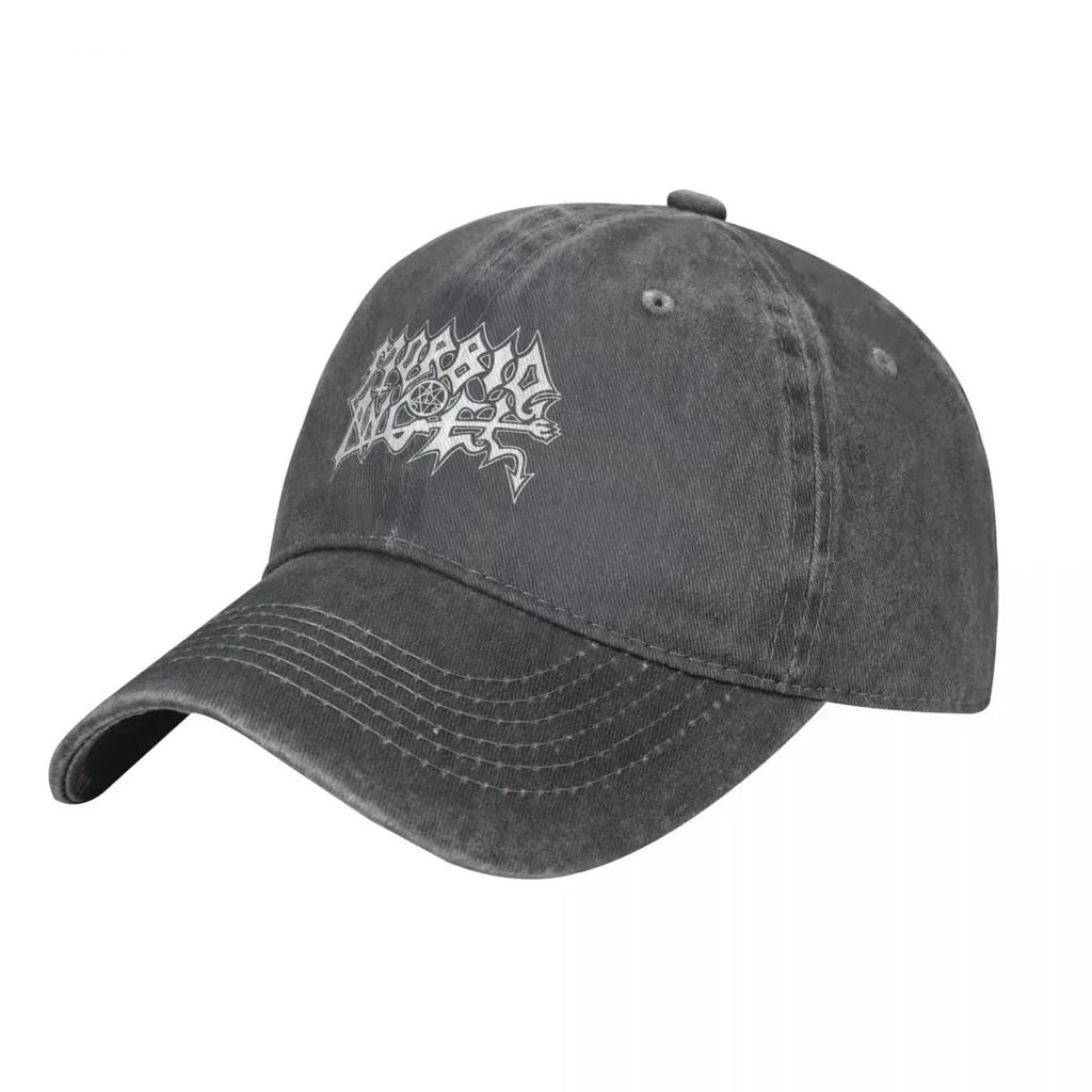 Morbid Angel Baseball Cap Popular Logo Fitted Male Washed Trucker Hat Dropshipping Design Tennis Baseball Caps Birthday Present