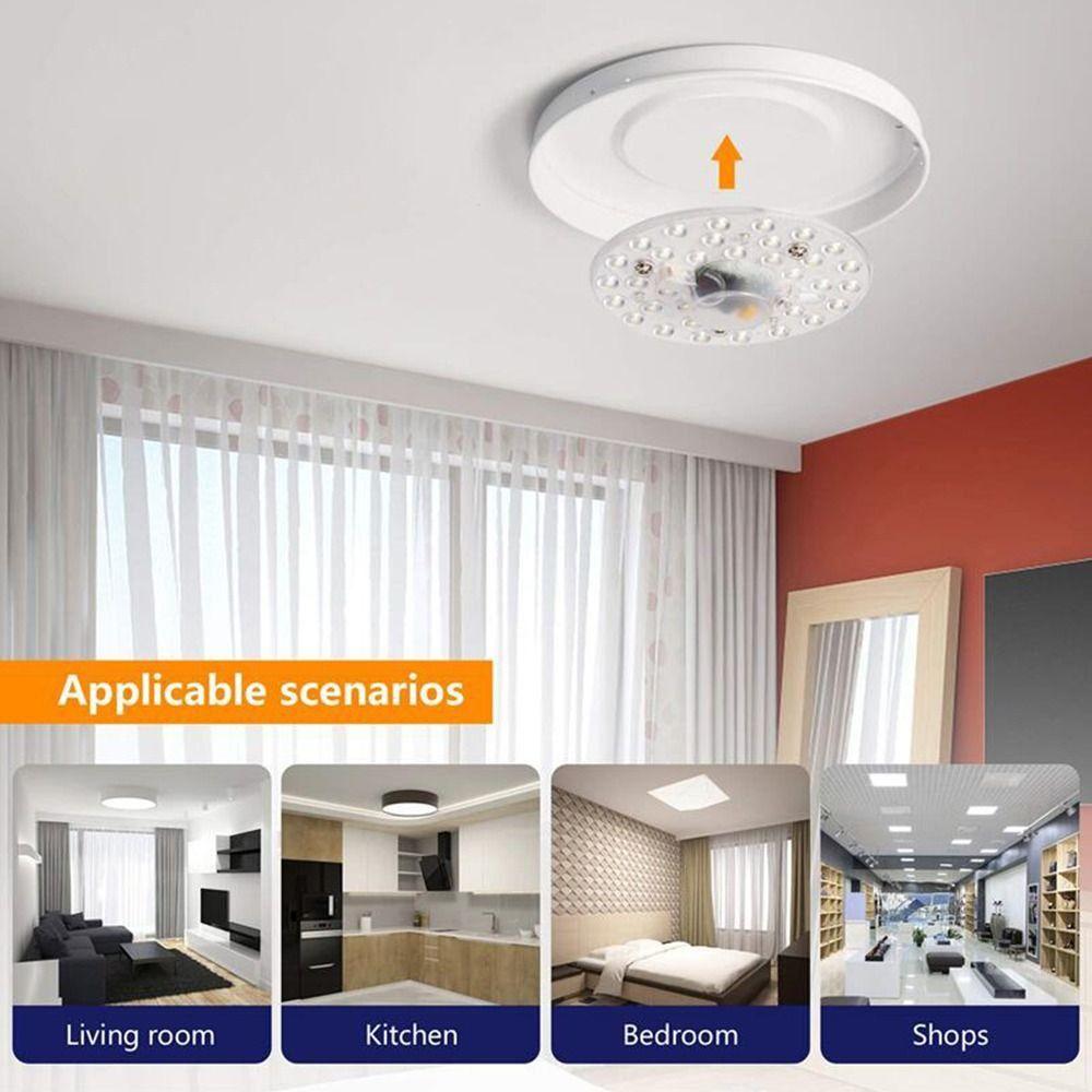 תאורת מעגל צורה עגולה פאנל LED אור חשמל AC 20W 40W 60W 100W מודול LED תאורת תקרה תאורת תלייה
