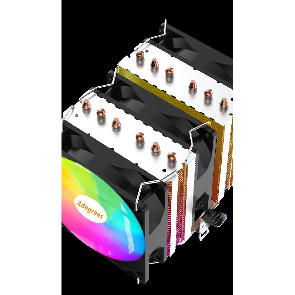 X99 RGB CPU Air Cooler 6 Heatpipes 4PIN PWM PC Processor Radiator For Intel LGA 1151 1156 1200 1700 2011 X79 AMD AM2 AM3 AM4 AM5