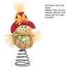 Thanksgiving Scarecrow Miniature Fall Scarecrow Tree Topper 8 Inches Miniature Harvest Autumn Ornaments for Farmhouse Home Party Supplies