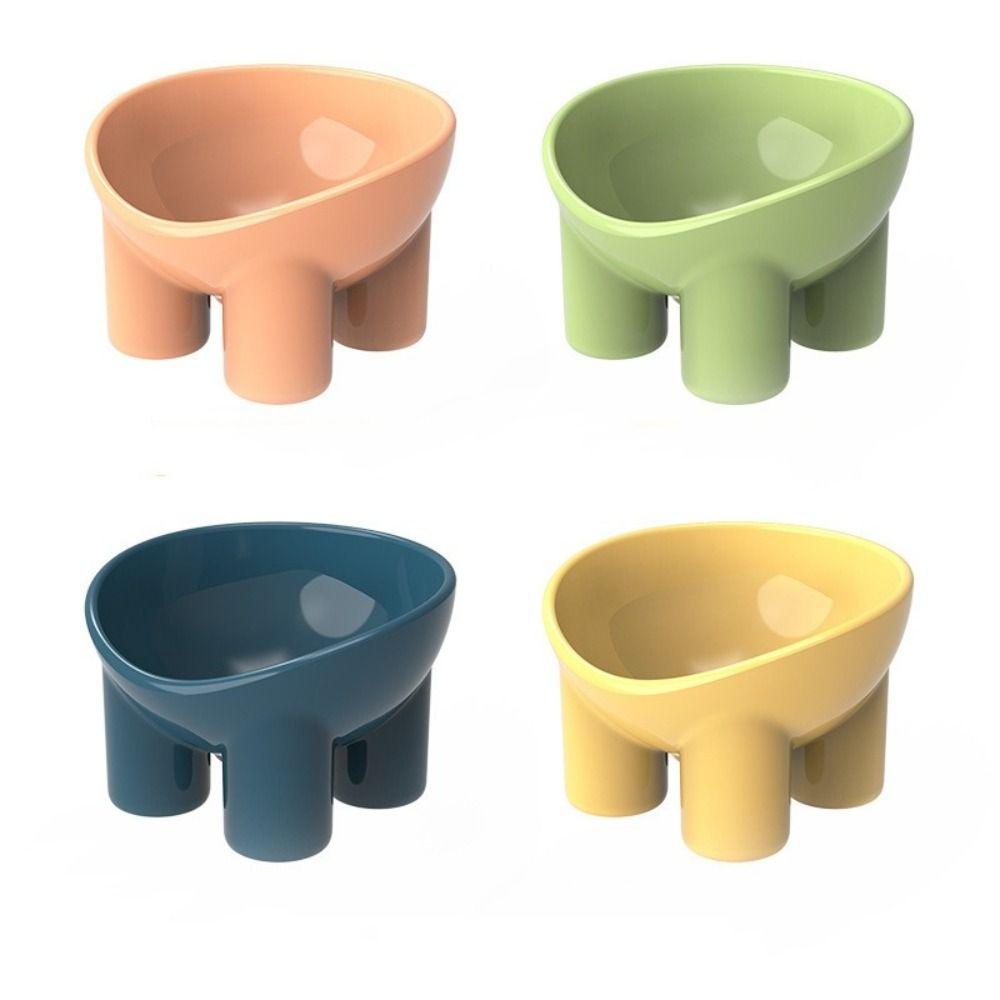 4-Color Cat Bowl Non-Slip Pet Food Bowl New Dog Bowl  Pet Feeding Supplies